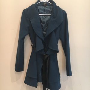 Double Zero teal coat